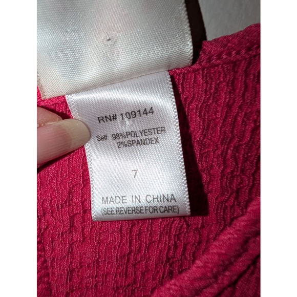 Girls Jinna & Jess Pink Cutout Jumpsuit Size 7 - Picture 3 of 7